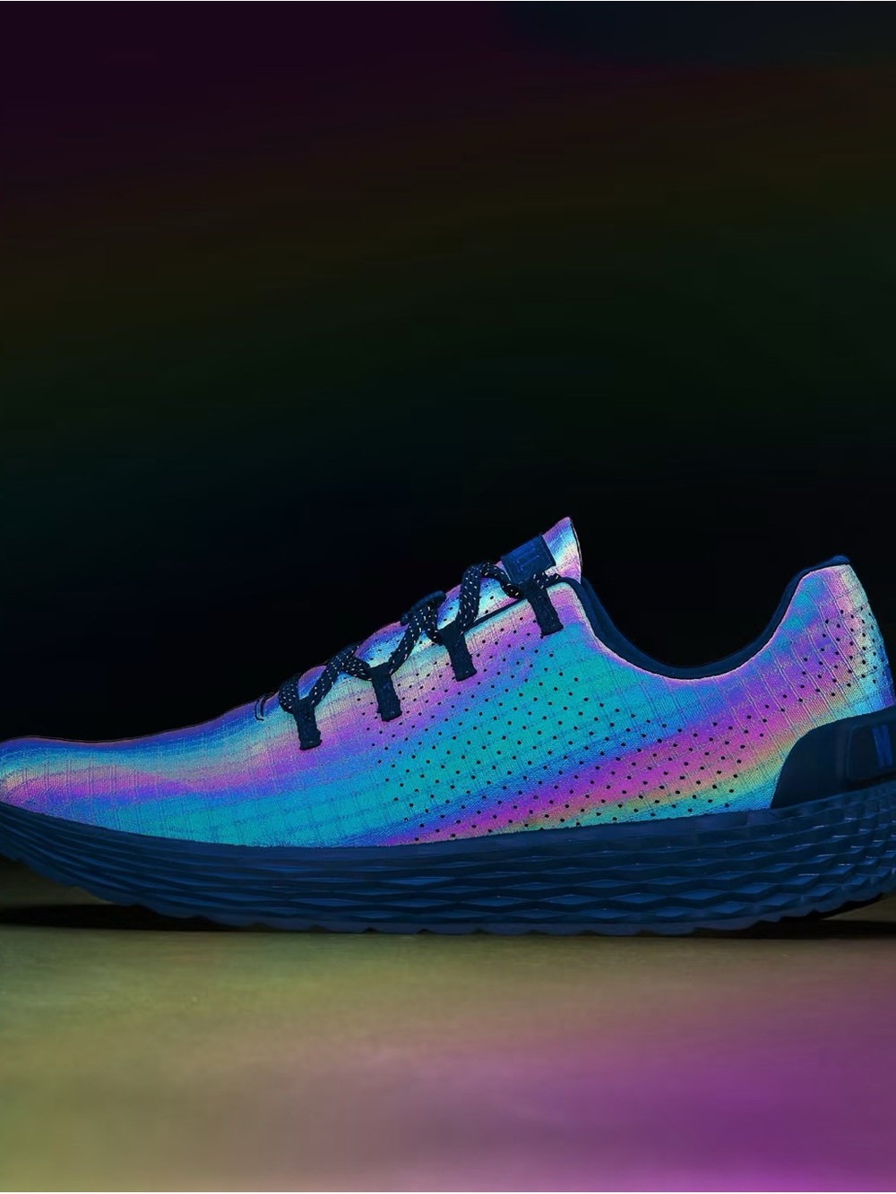 NOBULL Opal Iridescent All Day Ripstop Shoes size 9.5 like new